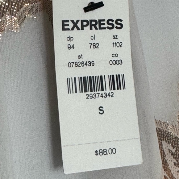 Elegant Flapper Style EXPRESS Mini Dress - Picture 4 of 5